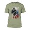 "Machine Gunner" Print Military T-Shirt - photo 9684 "Machine Gunner" Print Military T-Shirt - photo 9684